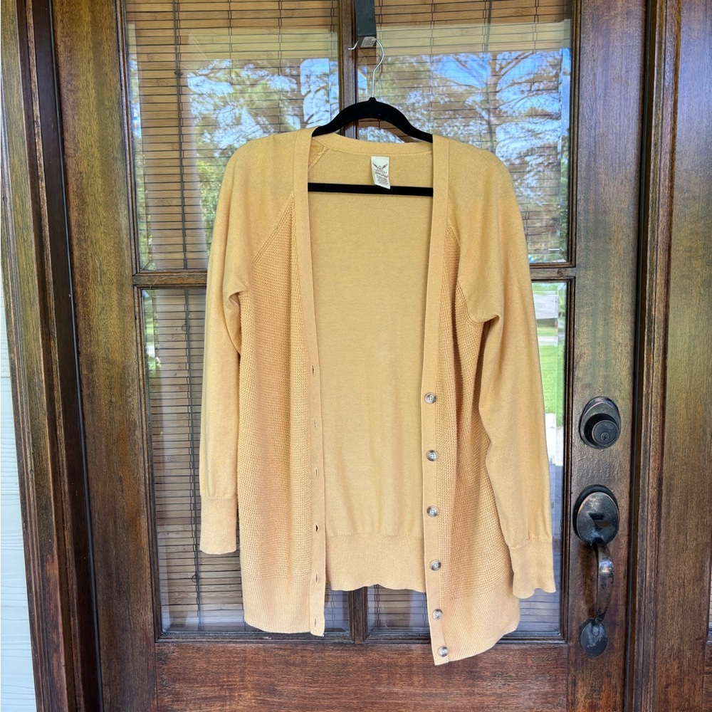 Women’s Yellow Cardigan